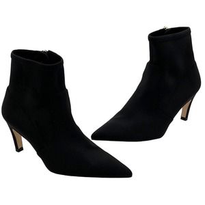 Good American Icon 110 Suede Bootie Black Solid Casual Women's 6.5